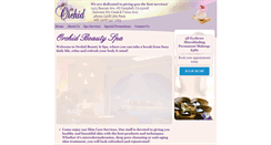 Desktop Screenshot of orchidbeautyspa.com